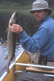 Randy Penninger and Quetico pike